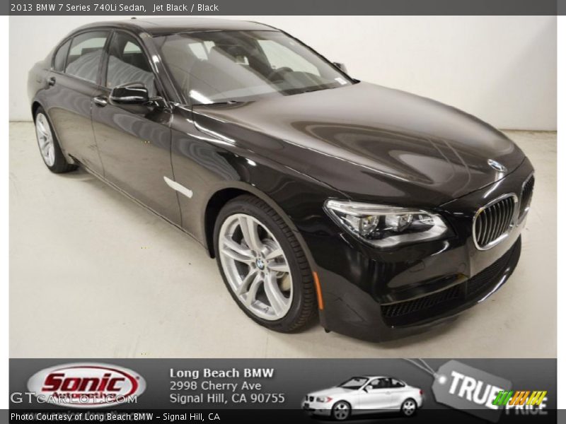 Jet Black / Black 2013 BMW 7 Series 740Li Sedan