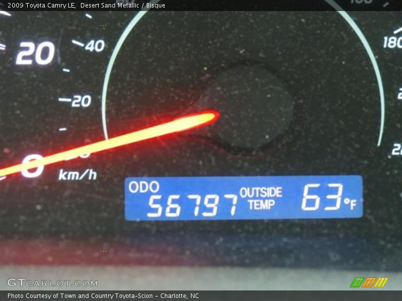 Desert Sand Metallic / Bisque 2009 Toyota Camry LE