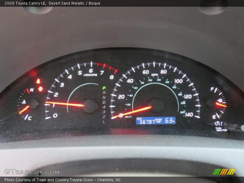 Desert Sand Metallic / Bisque 2009 Toyota Camry LE
