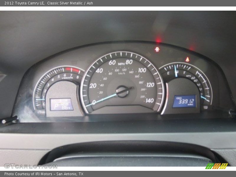 Classic Silver Metallic / Ash 2012 Toyota Camry LE