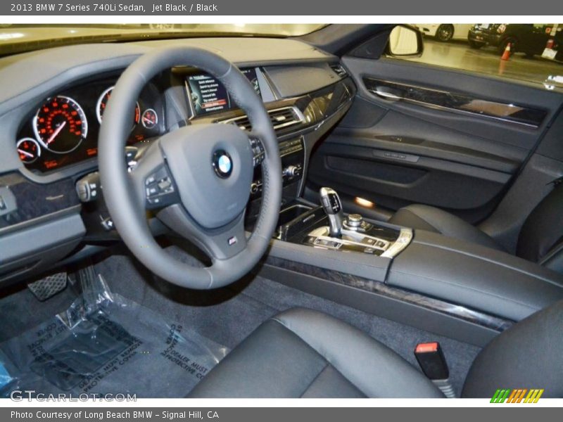 Jet Black / Black 2013 BMW 7 Series 740Li Sedan