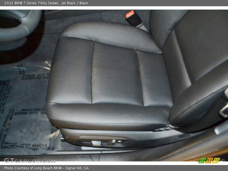 Jet Black / Black 2013 BMW 7 Series 740Li Sedan