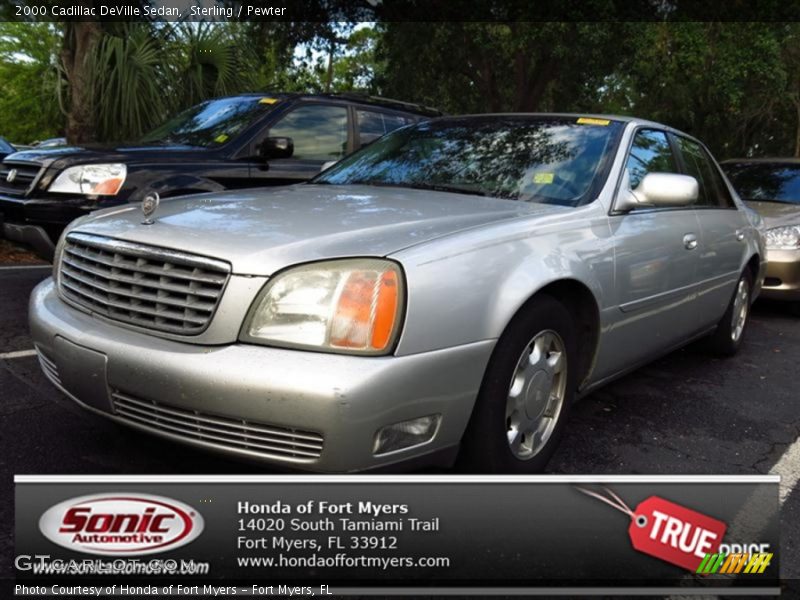 Sterling / Pewter 2000 Cadillac DeVille Sedan