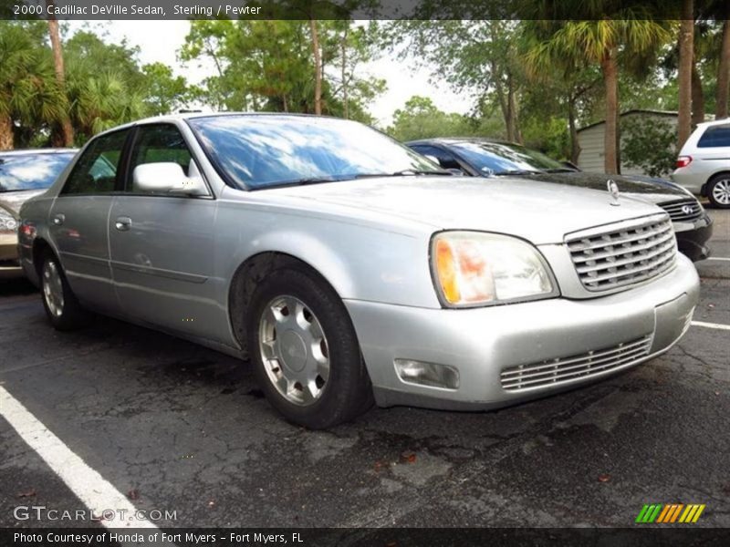 Front 3/4 View of 2000 DeVille Sedan