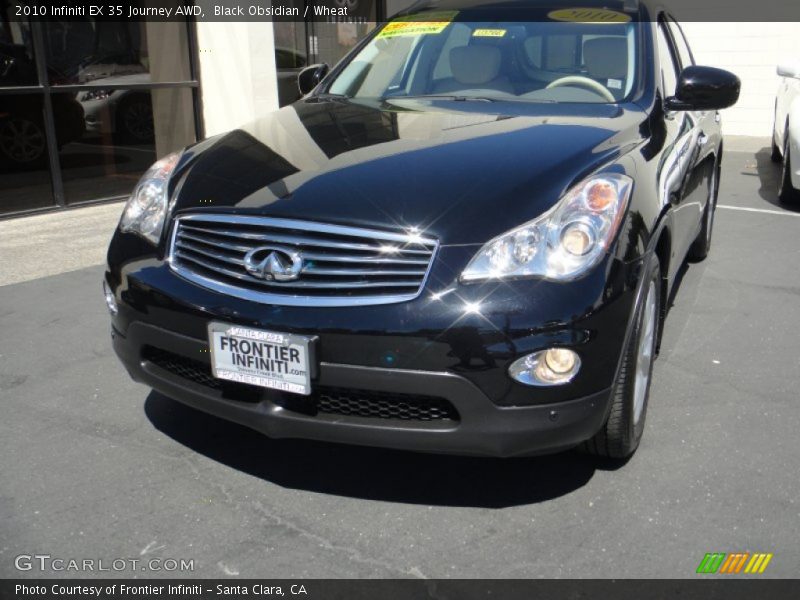 Black Obsidian / Wheat 2010 Infiniti EX 35 Journey AWD