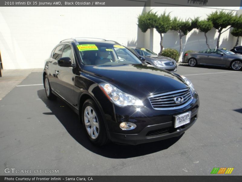 Black Obsidian / Wheat 2010 Infiniti EX 35 Journey AWD