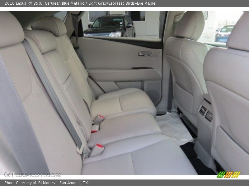 Cerulean Blue Metallic / Light Gray/Espresso Birds-Eye Maple 2010 Lexus RX 350