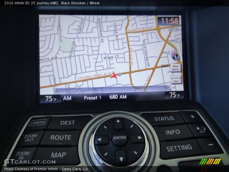Black Obsidian / Wheat 2010 Infiniti EX 35 Journey AWD