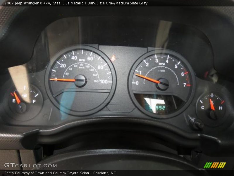  2007 Wrangler X 4x4 X 4x4 Gauges