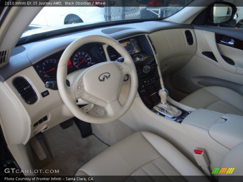 Black Obsidian / Wheat 2010 Infiniti EX 35 Journey AWD