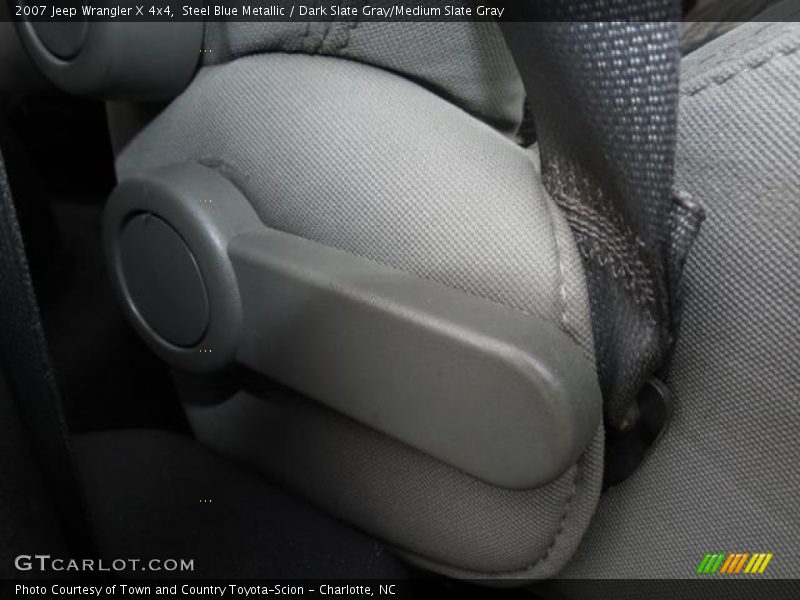 Steel Blue Metallic / Dark Slate Gray/Medium Slate Gray 2007 Jeep Wrangler X 4x4
