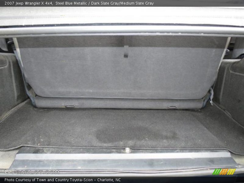 Steel Blue Metallic / Dark Slate Gray/Medium Slate Gray 2007 Jeep Wrangler X 4x4