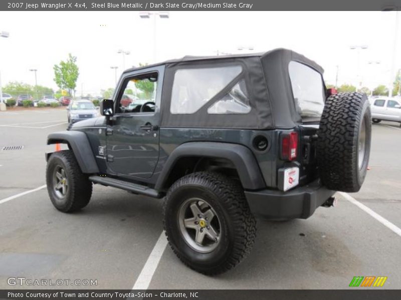 Steel Blue Metallic / Dark Slate Gray/Medium Slate Gray 2007 Jeep Wrangler X 4x4