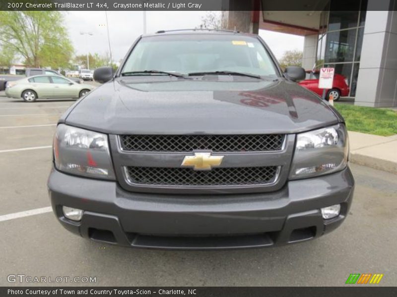 Graystone Metallic / Light Gray 2007 Chevrolet TrailBlazer LT 4x4