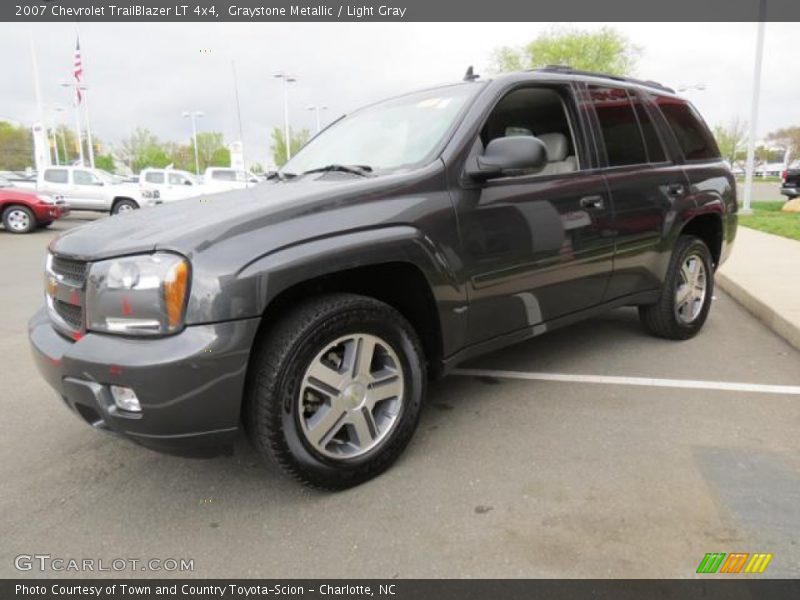 Graystone Metallic / Light Gray 2007 Chevrolet TrailBlazer LT 4x4