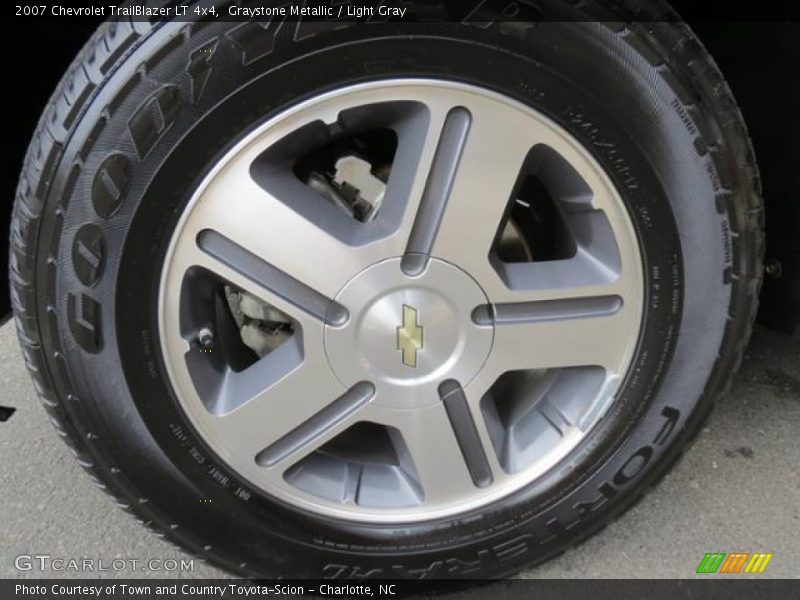 Graystone Metallic / Light Gray 2007 Chevrolet TrailBlazer LT 4x4