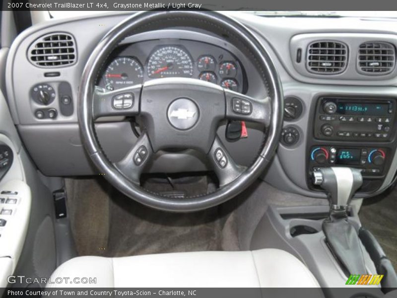 Graystone Metallic / Light Gray 2007 Chevrolet TrailBlazer LT 4x4