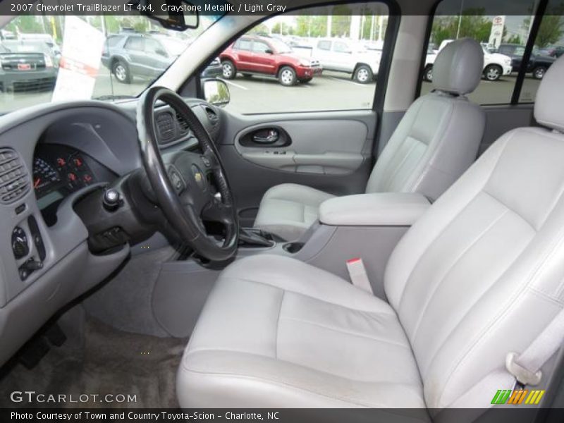 Graystone Metallic / Light Gray 2007 Chevrolet TrailBlazer LT 4x4
