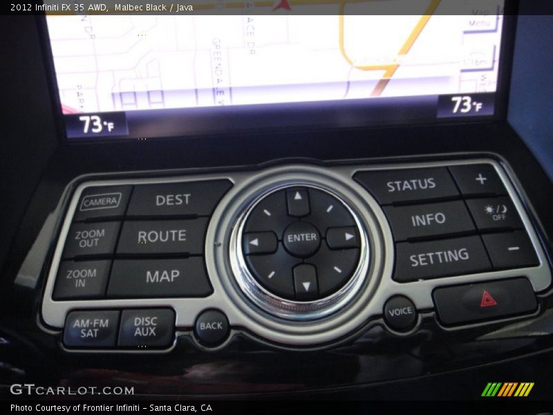 Malbec Black / Java 2012 Infiniti FX 35 AWD