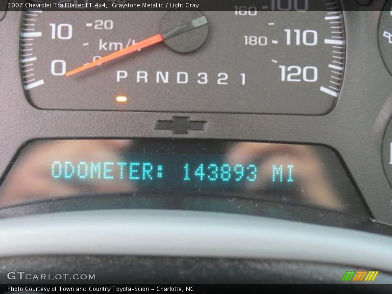 Graystone Metallic / Light Gray 2007 Chevrolet TrailBlazer LT 4x4