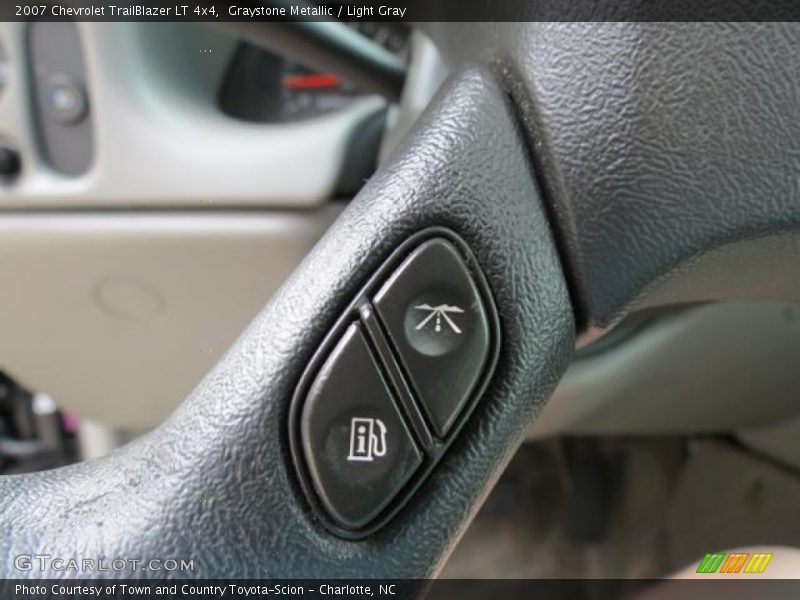 Graystone Metallic / Light Gray 2007 Chevrolet TrailBlazer LT 4x4