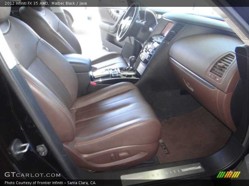 Malbec Black / Java 2012 Infiniti FX 35 AWD