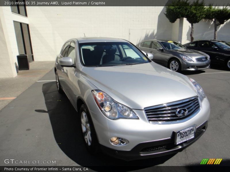 Liquid Platinum / Graphite 2010 Infiniti EX 35 Journey AWD