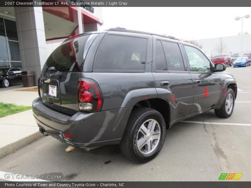 Graystone Metallic / Light Gray 2007 Chevrolet TrailBlazer LT 4x4