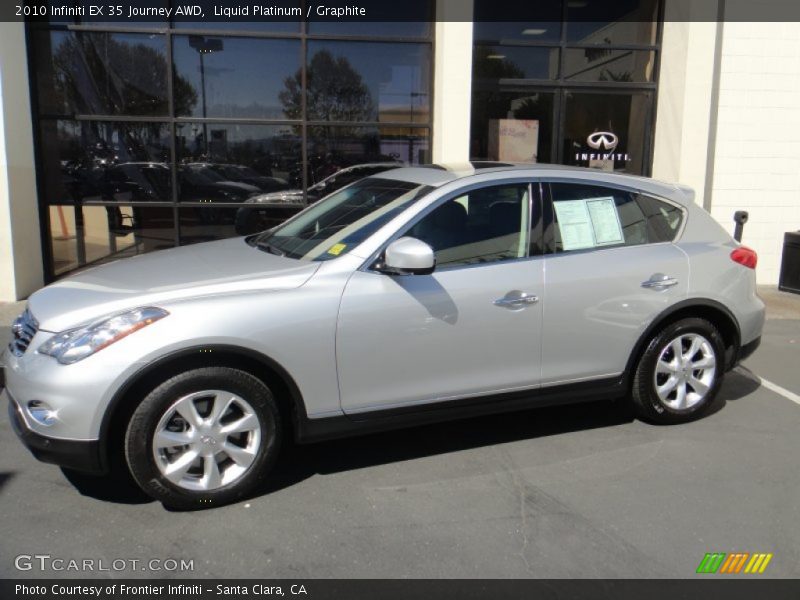 Liquid Platinum / Graphite 2010 Infiniti EX 35 Journey AWD