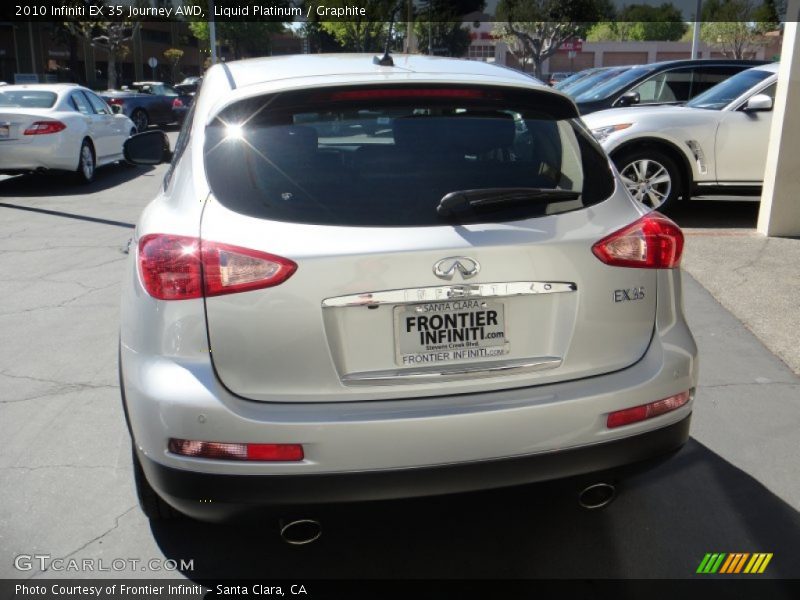 Liquid Platinum / Graphite 2010 Infiniti EX 35 Journey AWD