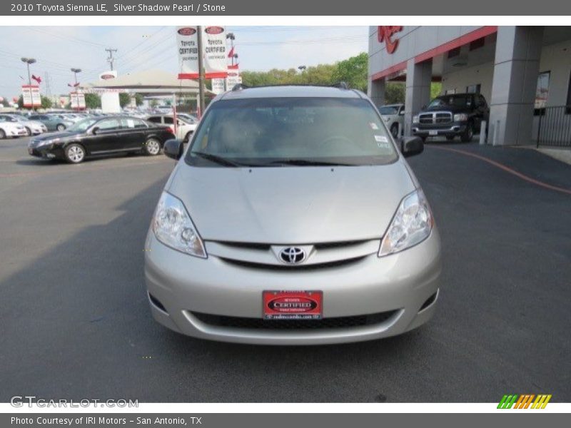 Silver Shadow Pearl / Stone 2010 Toyota Sienna LE