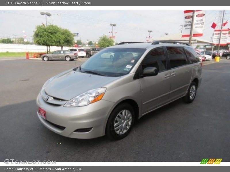 Silver Shadow Pearl / Stone 2010 Toyota Sienna LE