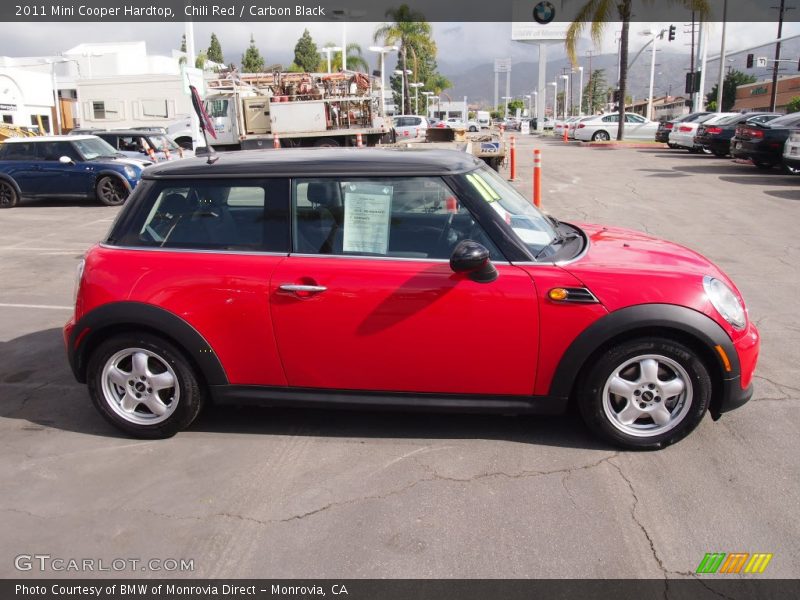 Chili Red / Carbon Black 2011 Mini Cooper Hardtop