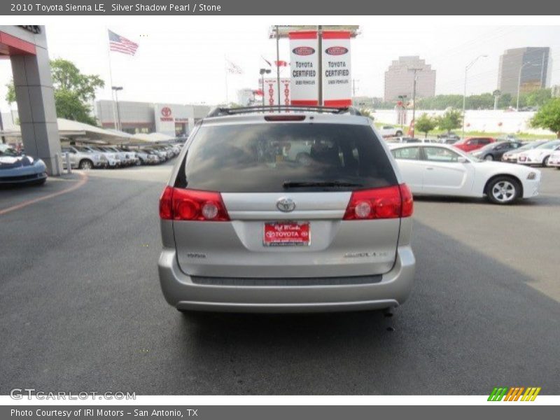 Silver Shadow Pearl / Stone 2010 Toyota Sienna LE