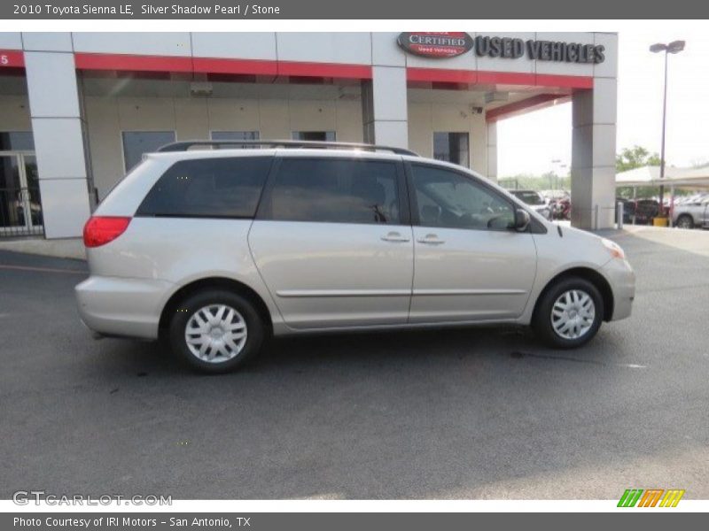 Silver Shadow Pearl / Stone 2010 Toyota Sienna LE