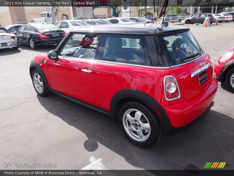 Chili Red / Carbon Black 2011 Mini Cooper Hardtop