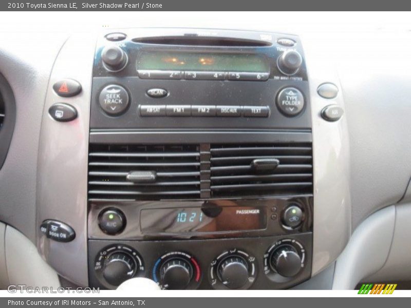 Silver Shadow Pearl / Stone 2010 Toyota Sienna LE