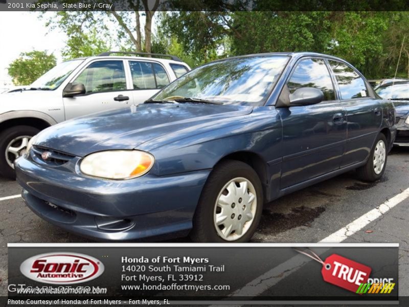 Slate Blue / Gray 2001 Kia Sephia