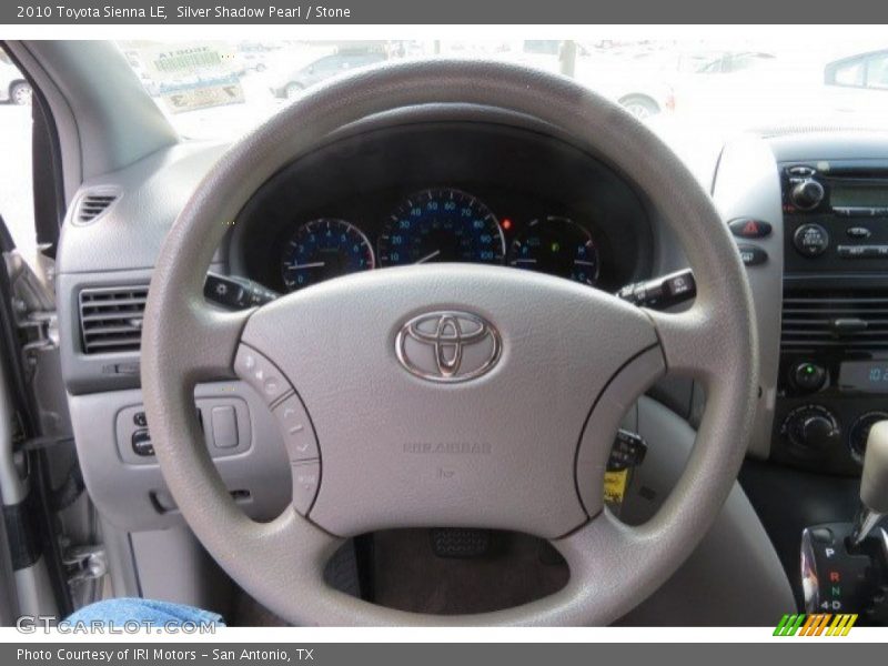 Silver Shadow Pearl / Stone 2010 Toyota Sienna LE