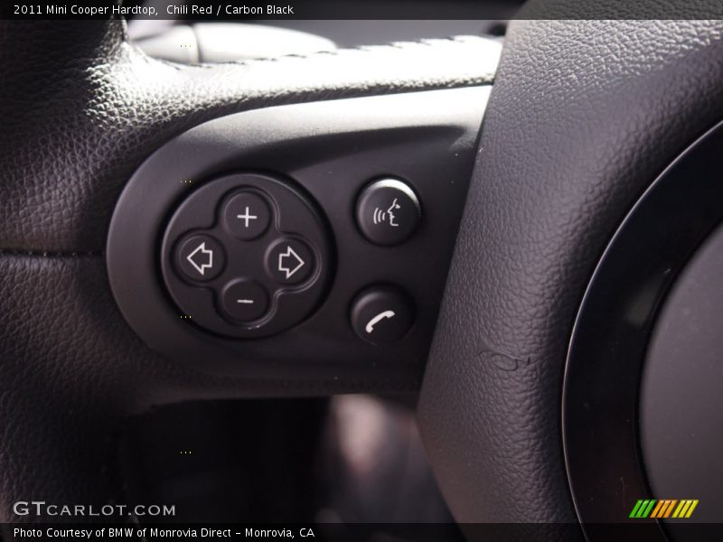 Chili Red / Carbon Black 2011 Mini Cooper Hardtop