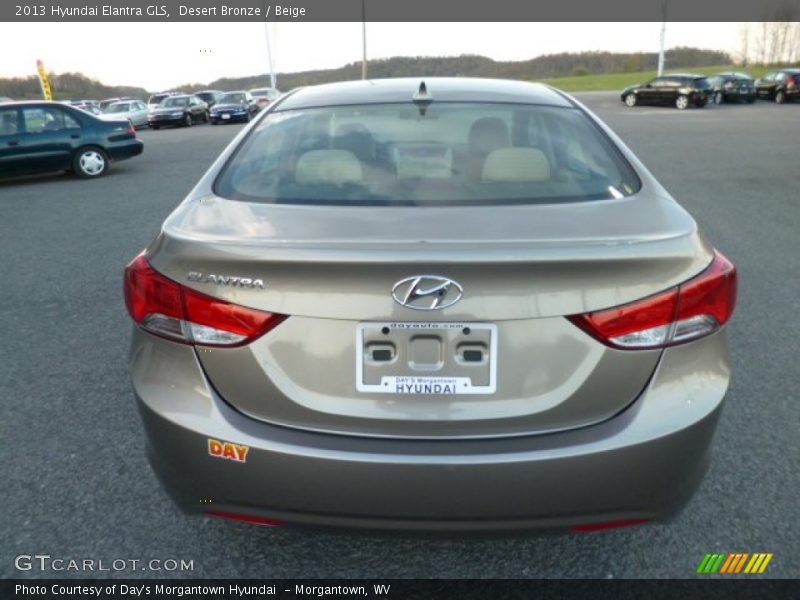 Desert Bronze / Beige 2013 Hyundai Elantra GLS