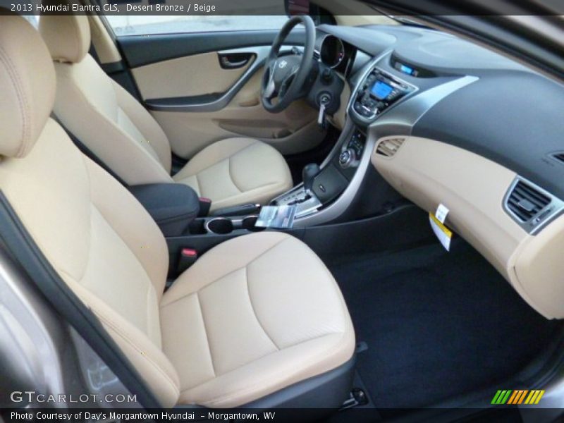 Desert Bronze / Beige 2013 Hyundai Elantra GLS