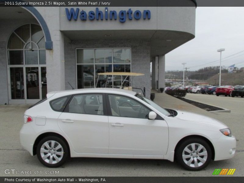 Satin White Pearl / Ivory 2011 Subaru Impreza 2.5i Wagon