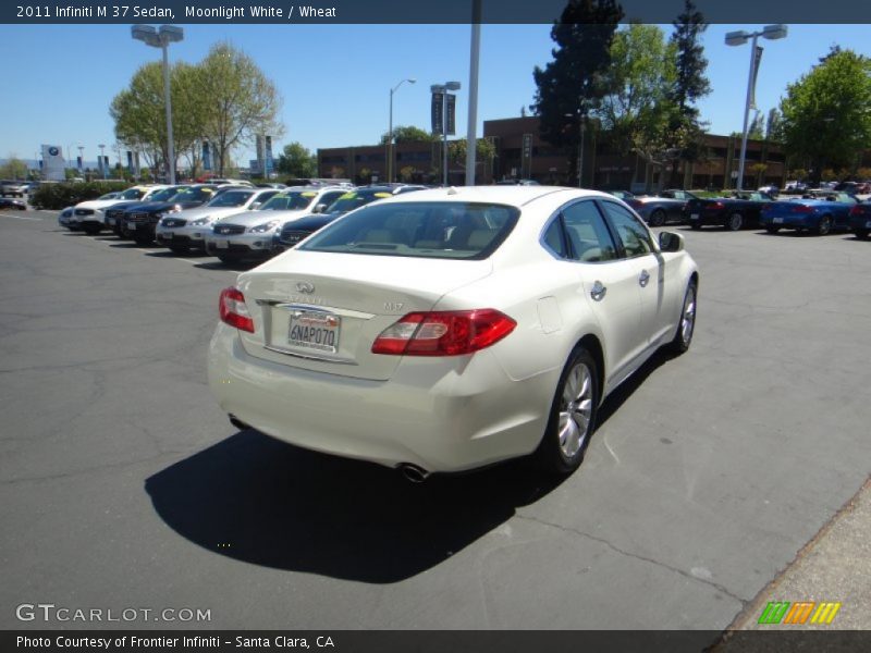 Moonlight White / Wheat 2011 Infiniti M 37 Sedan