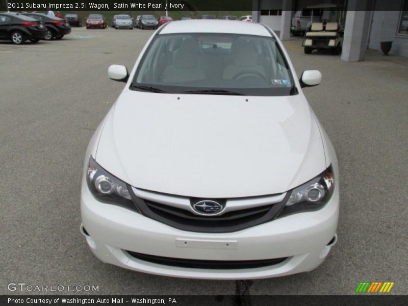 Satin White Pearl / Ivory 2011 Subaru Impreza 2.5i Wagon