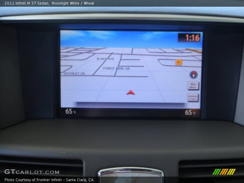 Moonlight White / Wheat 2011 Infiniti M 37 Sedan