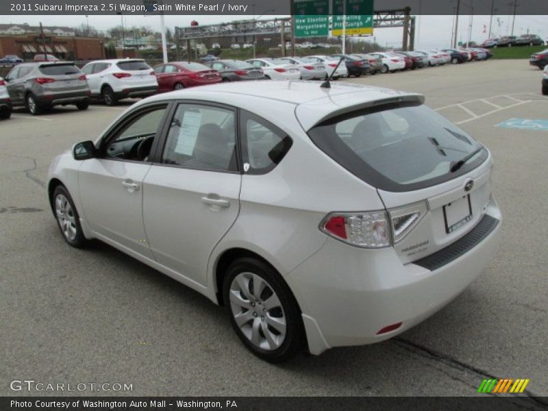 Satin White Pearl / Ivory 2011 Subaru Impreza 2.5i Wagon