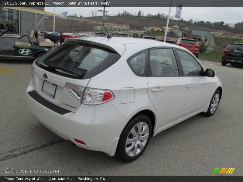 Satin White Pearl / Ivory 2011 Subaru Impreza 2.5i Wagon