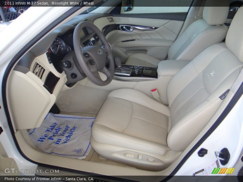 Moonlight White / Wheat 2011 Infiniti M 37 Sedan