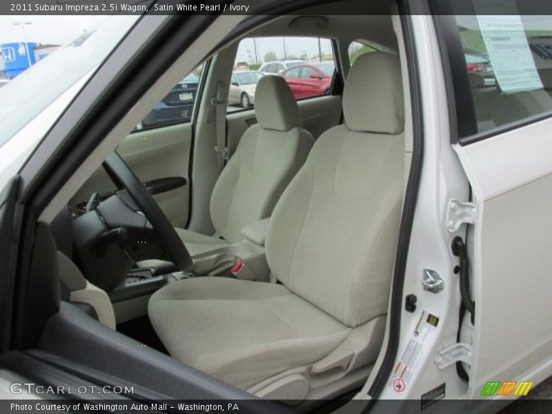 Satin White Pearl / Ivory 2011 Subaru Impreza 2.5i Wagon